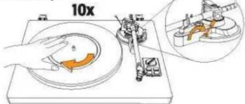 Soundmaster PL711 - HET DEKSEL, DE RIEM EN HET PLATEAU INSTALLEREN - 4