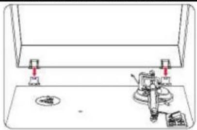 Soundmaster PL711 - INSTALLING THE LID, THE BELT AND THE PLATTER - 1