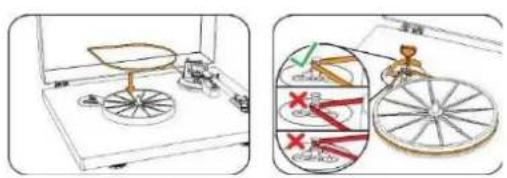 Soundmaster PL711 - INSTALLAZIONE DEL COPERCHIO, DELLA CINGHIA E DEL PIATTO - 2