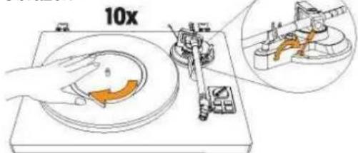 Soundmaster PL711 - INSTALÁCIA VEKA, REMENA A TANIERA - 3