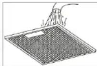 BOMANN DU 7606.1 G - Reinigen van het aluminium vetfilter - 3