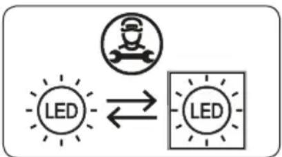 BLAUPUNKT 5FS310SE0 - Cambio de las luces LED - 2