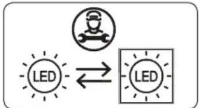 BLAUPUNKT 5FS310SE0 - Vervangen van ledverlichting - 2