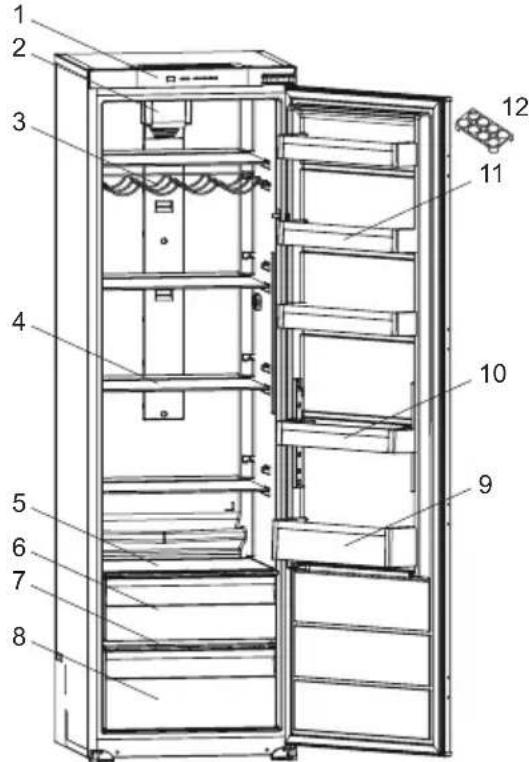 BLAUPUNKT 5CL288FE0 - DESCRIPTION OF THE APPLIANCE - 1