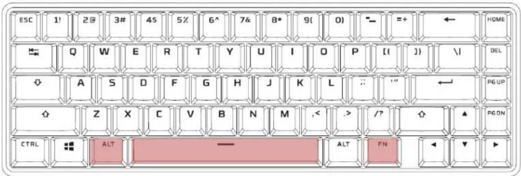 HYPERX Alloy Origins 65 - Przywracanie ustawień fabrycznych - 1