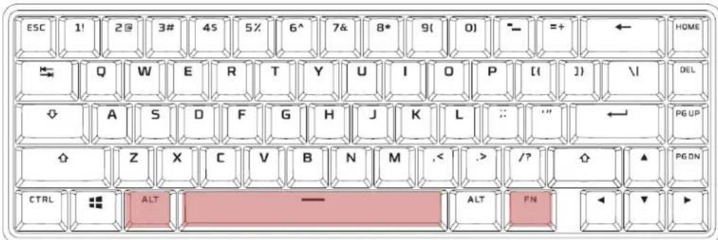 HYPERX Alloy Origins 65 - Ripristino impostazioni di fabbrica - 1