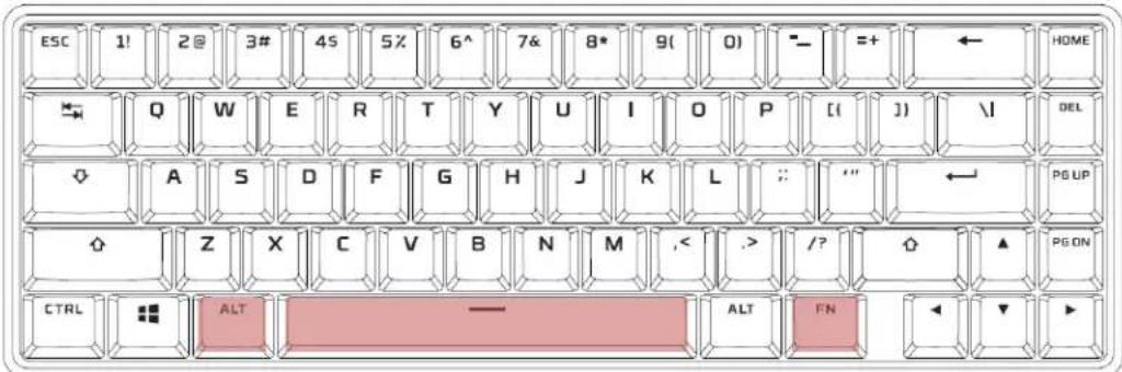 HYPERX Alloy Origins 65 - Réinitialisation aux valeurs d'usine - 1