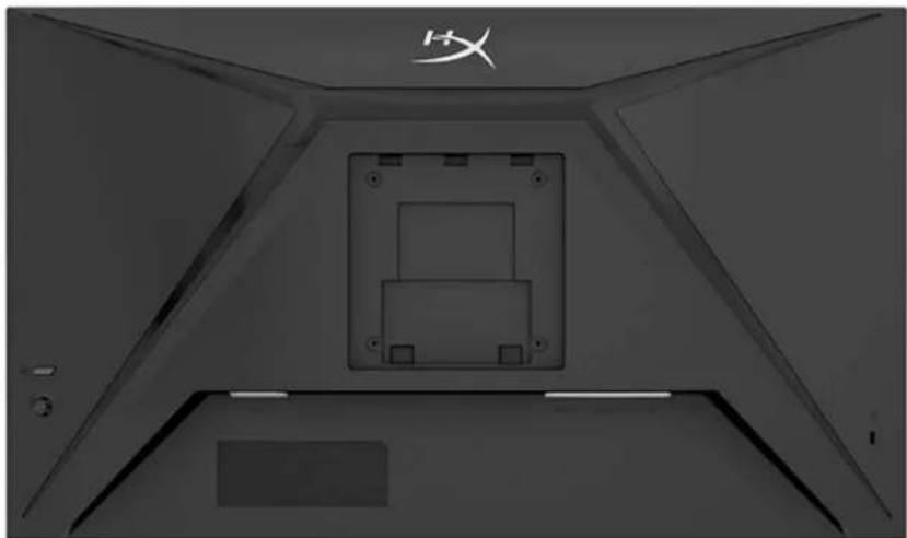 HYPERX Armada 27 QHD - シルアル番号と製品番号の位置 - 1