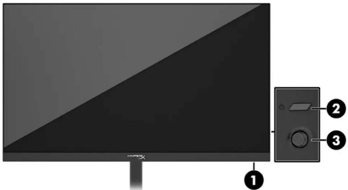 HYPERX Armada 27 QHD - 了解您的显示器 - 1