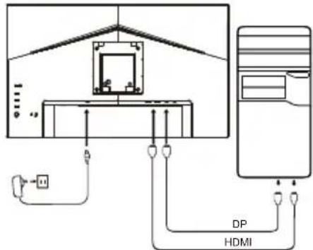 ACER XFA243YS - Cbbp3BaHe Ha MOHITopa KbM KOMNIOTp - 1