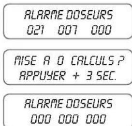 ASTORIA Gloria SAE - Remise à zéro des alarmes doseurs - 1