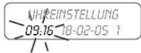 ASTORIA Gloria SAE - Programmierung UHRZEIT und DATUM - 1