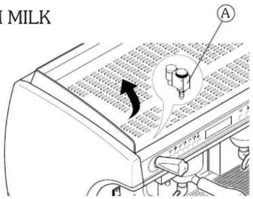 ASTORIA Gloria SAE - Programming FOAMED MILK and WARM MILK - 1
