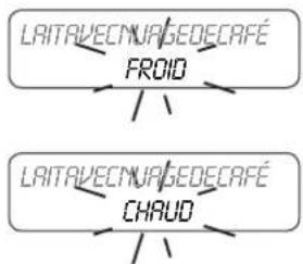 ASTORIA Gloria SAE - Configuration LAIT avec NUAGE de café -FROID- ou -CHAUD- - 1