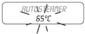 ASTORIA Gloria SAE - Programación de la TEMPERATURA DEL AUTOSTEAMER - 1