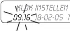 ASTORIA Gloria SAE - De KLOK en DATUM programmeren - 1