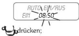 ASTORIA Gloria SAE - Programmierung EINSCHALTUNG - 1