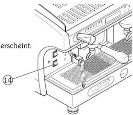 ASTORIA Gloria SAE - Einschaltung der Maschine - 1