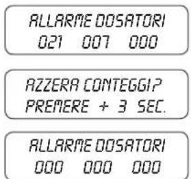 ASTORIA Gloria SAE - Azzeramento allarmi dosatori - 1