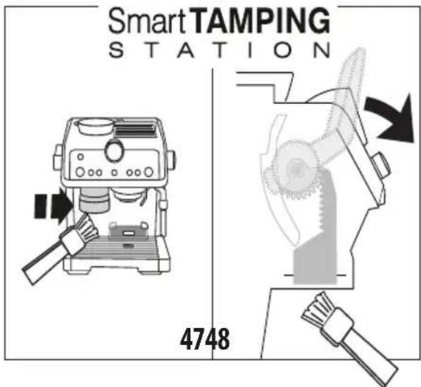 DELONGHI La Specialista Manual EC9335.M - Nettoyage de la "smart tamping station - 1