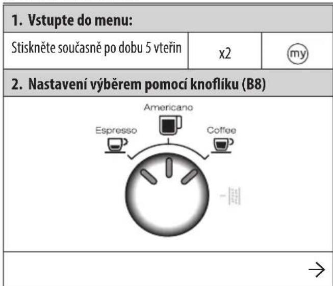 DELONGHI La Specialista Prestigio EC9355.M - MENU NASTAVENI - 1