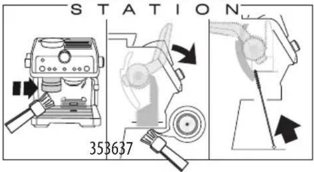 DELONGHI La Specialista Prestigio EC9355.M - Limpeza da "Smart tamping station" - 1