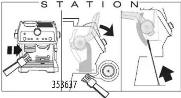 DELONGHI La Specialista Prestigio EC9355.BM - Limpieza de la "Smart tamping station" - 1