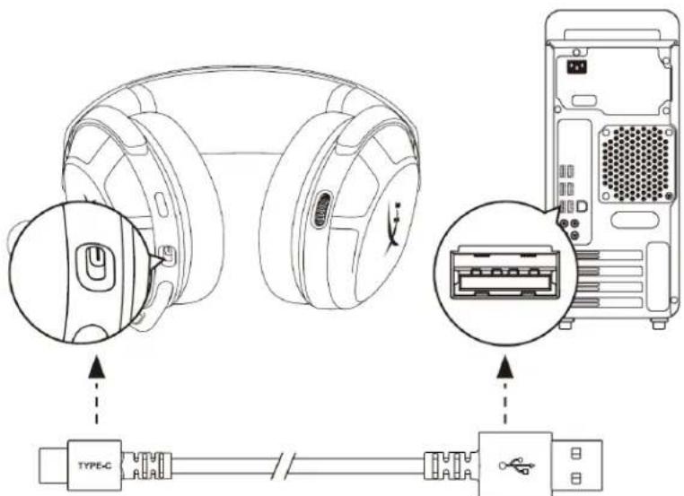 HYPERX Cloud Stinger 2 - Kulakligin Şarj Edilmesi - 1