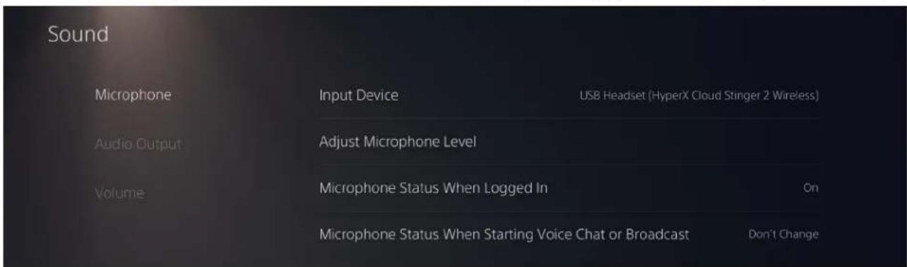 HYPERX Cloud Stinger 2 - Konfigurowanie na konsoli PlayStation 5 - 2