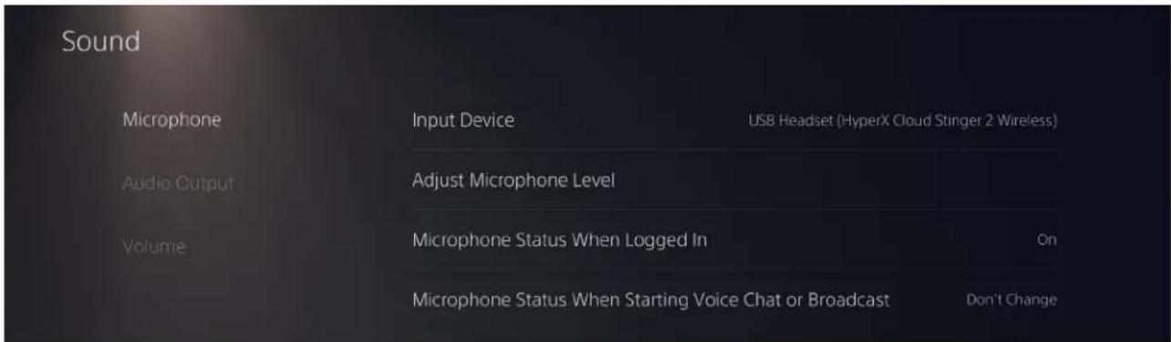 HYPERX Cloud Stinger 2 - Configuration sur playstation 5 - 2