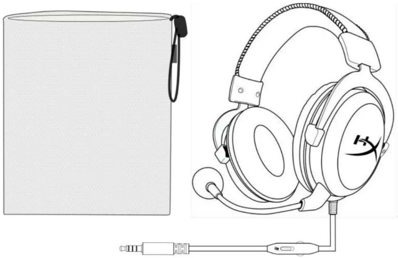 HYPERX Cloud Pro - O que está incluído: - 1
