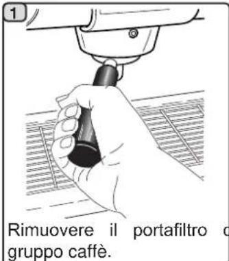 La Cimbali M24 - PULIZIA DEI GRUPPI - Intervento da effettuarsi al termine della giornata lavorativa su tutti i gruppi - 1