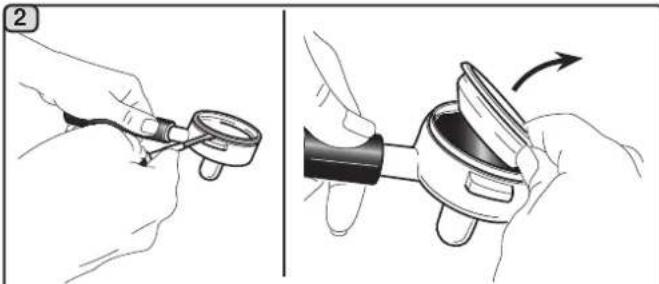 La Cimbali M27 - FILTER-HOLDERS - This operation must be made on all the filter-holders at the end of each working day - 2