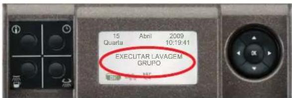 La Cimbali S39 Dolcevita - Lavagem grupo com pastilha detergente - 1