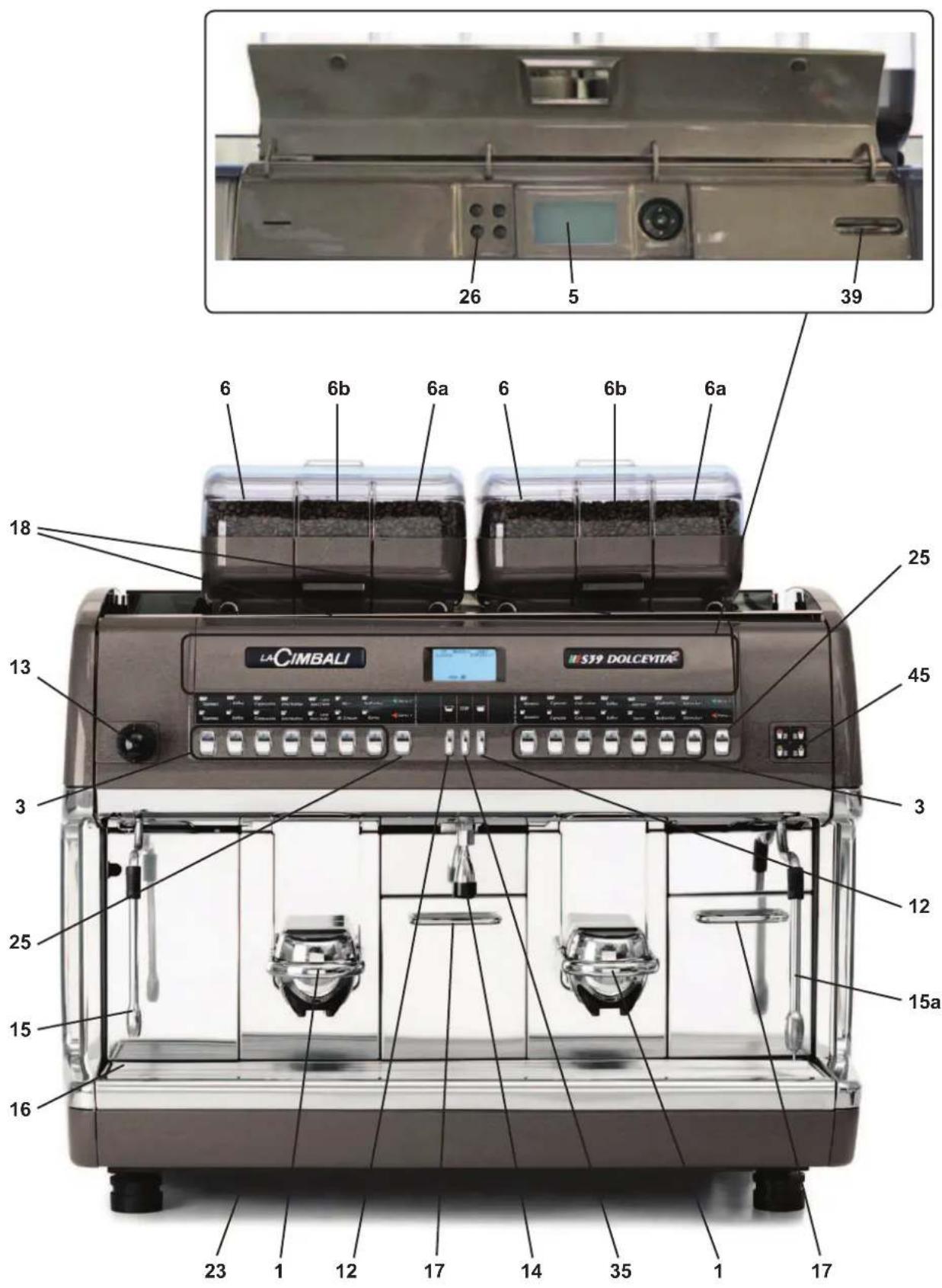 La Cimbali S39 Dolcevita - S39/2 - 1