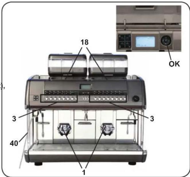 La Cimbali S39 Dolcevita - Débit du cappuccino avec du café en poudre machines sans doseur automatique - 1