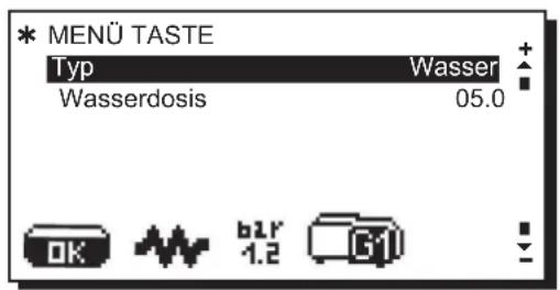 La Cimbali S39 Dolcevita - Menu Taste – Wahl HeiBes Wasser - 1