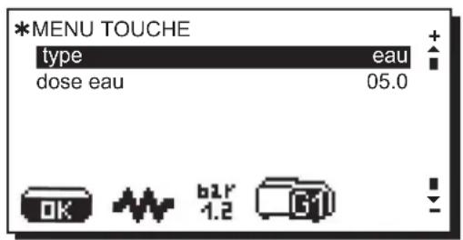 La Cimbali S39 Dolcevita - Menu touche - sélection eau chaude - 1