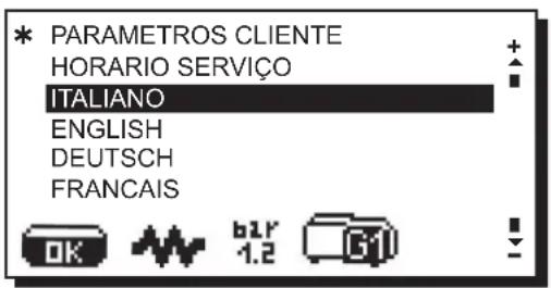 La Cimbali S39 Dolcevita - Selecção da lingua - 1