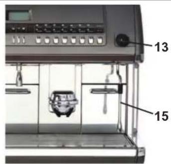 La Cimbali S39 Dolcevita - Erogación con selector Turbosteam (45) (donde está previsto) - 1