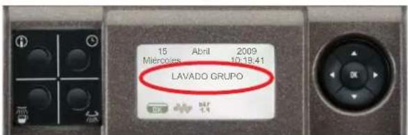 La Cimbali S39 Dolcevita - Lavado grupo con pastilla detergente - 7
