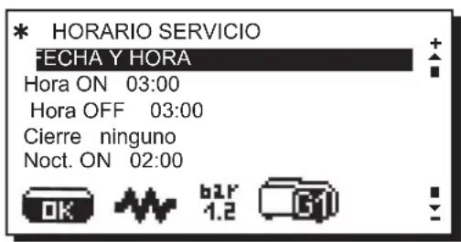 La Cimbali S39 Dolcevita - Menu horario增值服务 - 2