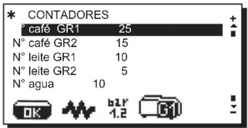 La Cimbali S39 Dolcevita - Visualização e colocação dos contadores no zero - 1