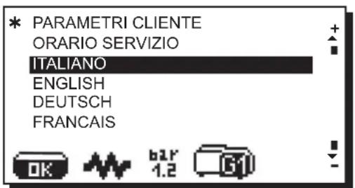 La Cimbali S39 Dolcevita - Selezione lingua - 1