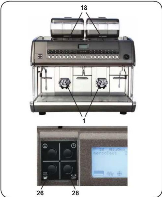 La Cimbali S39 Dolcevita - Lavage quotidien à horsiré préétabli - 1