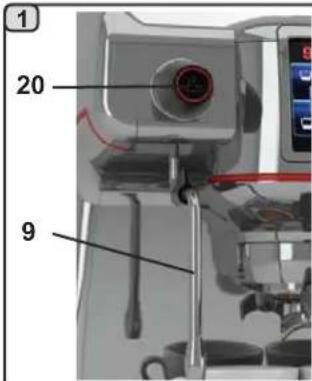 La Cimbali M100 - Steam dispensing with knob control (20) - 1