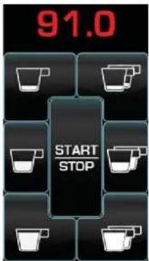 La Cimbali M100 - Number button groups - 3