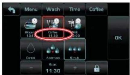 La Cimbali M100 - Coffee:press the icon - 3