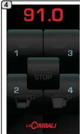La Cimbali M100 - Programming measures using the "SELF-LEARNING" function - 4