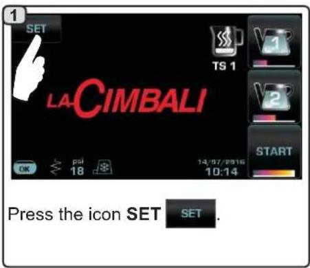 La Cimbali M100 - Changing the water in the boiler - 1